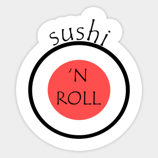 sushi 'n roll Sticker